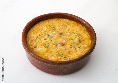onion, sausage and potato soup