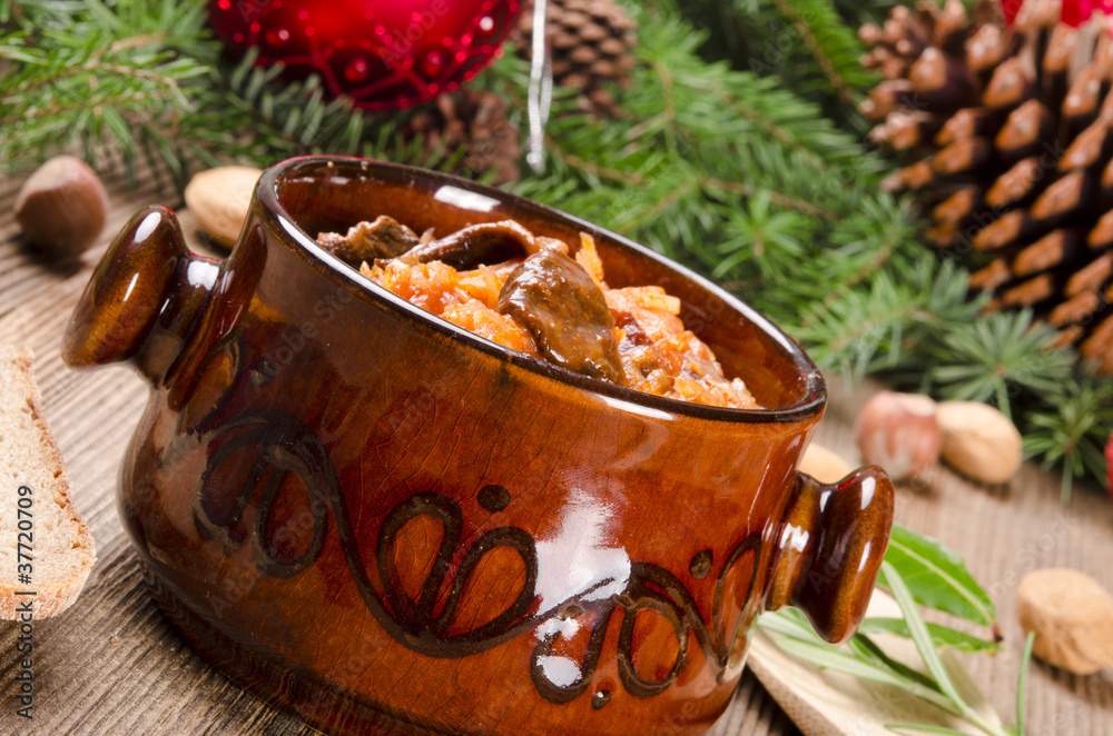 custom made wallpaper toronto digitalSauerkraut mit geräuchertem Fleisch