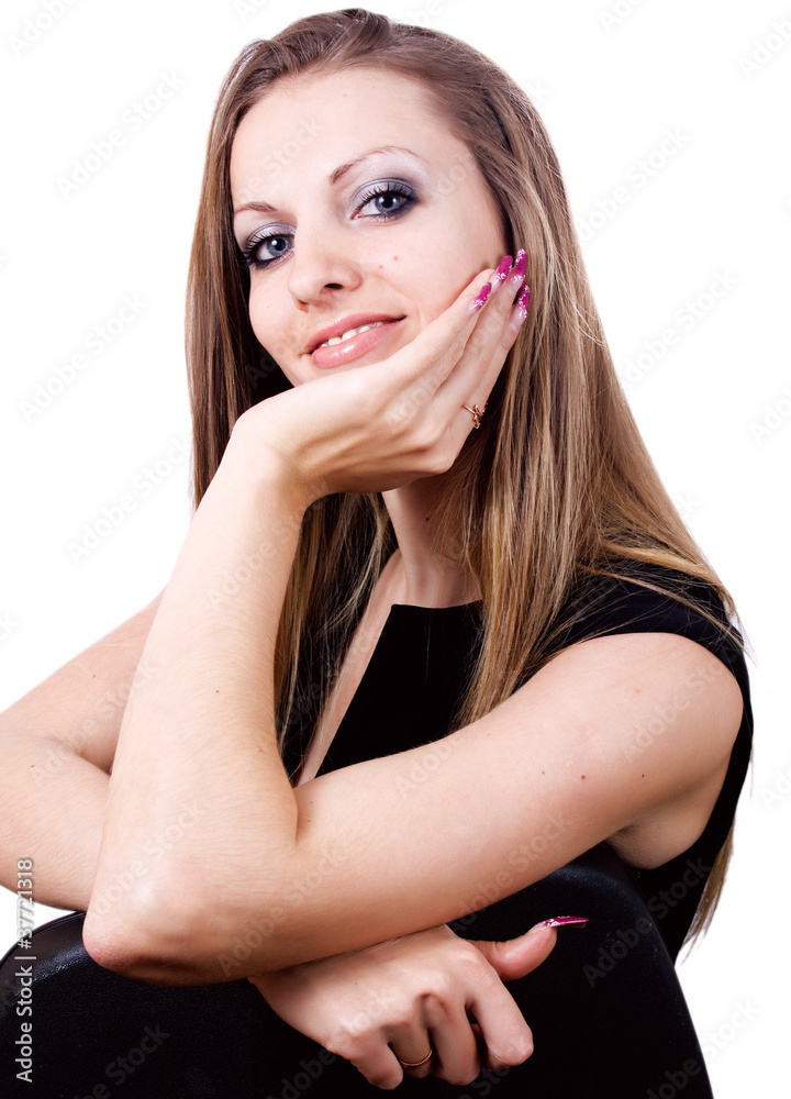 Naklejka premium Face of beautiful business woman