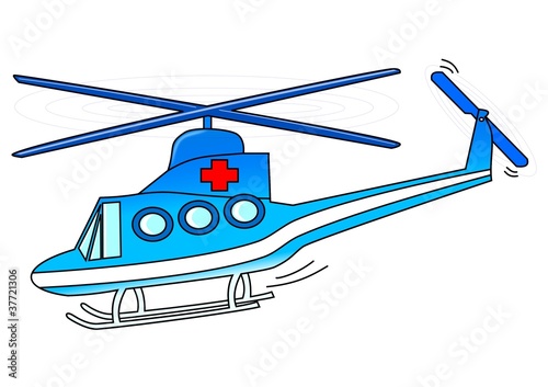 Rescue helicopter