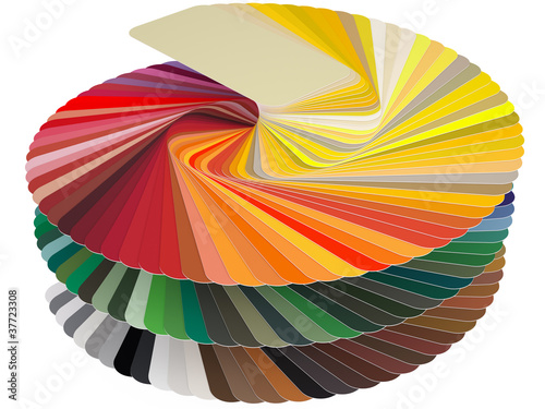 Obraz w ramie Colour card RAL