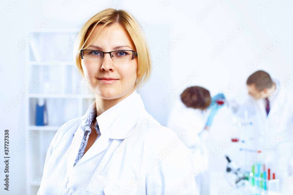Scientists in laboratory Scientists in laboratory