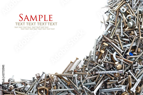 assorted nuts and bolts
