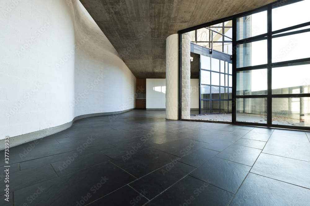 interior modern empty villa