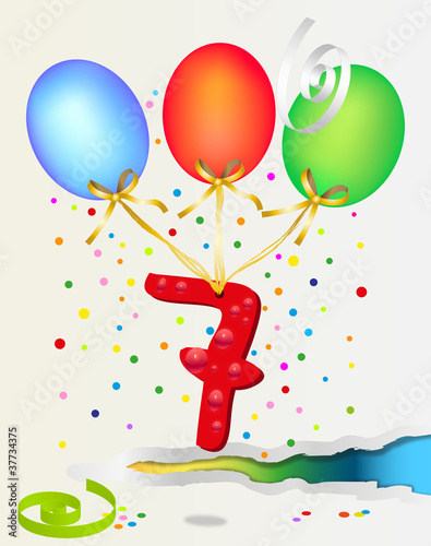mein siebter geburtstag