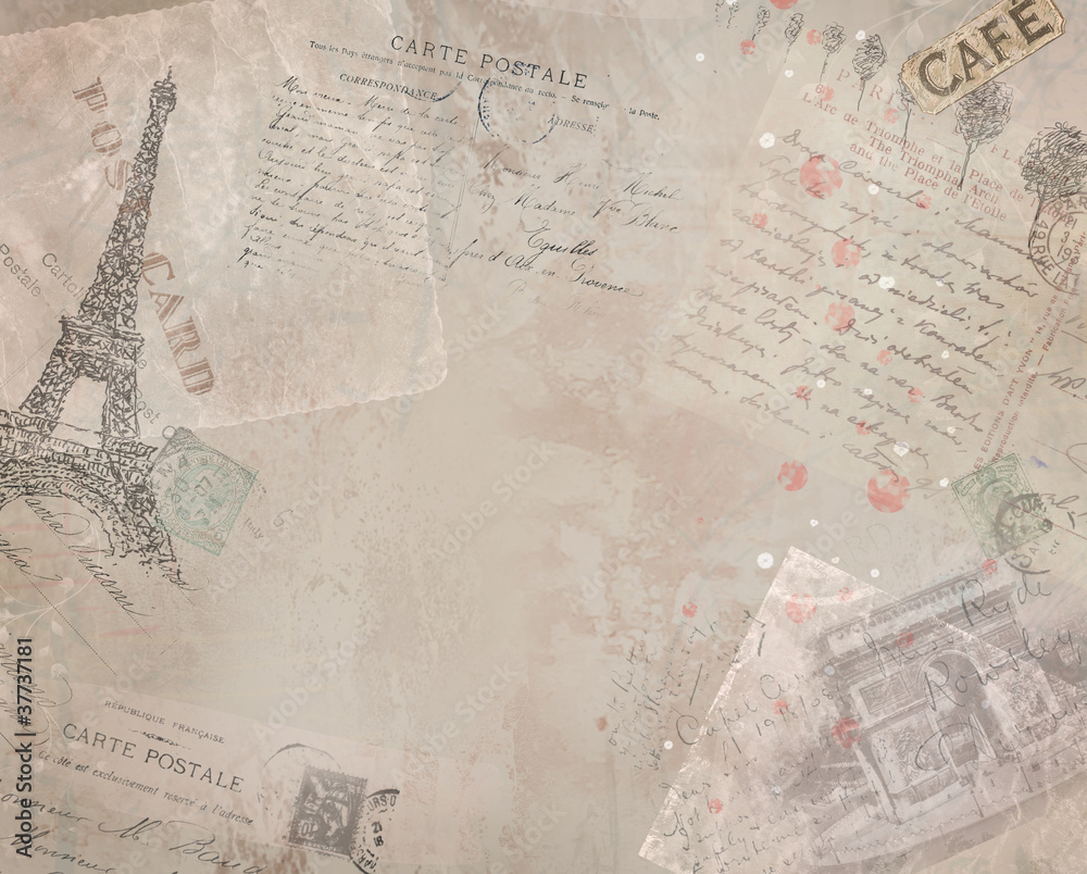 Obraz premium Paris theme illustration