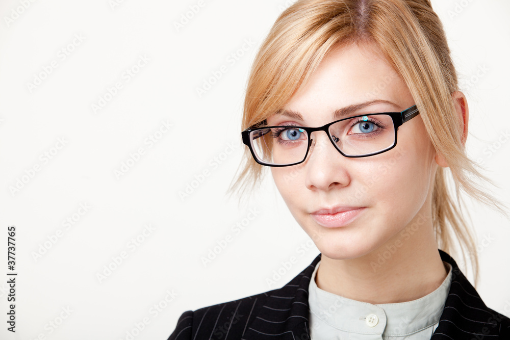 Young beautiful businesswoman Young beautiful businesswoman