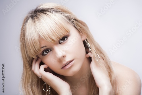 beautiful young blond girl