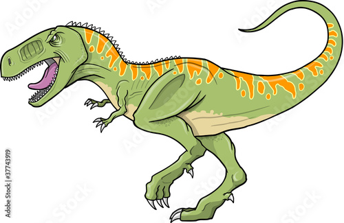 Tyrannosaurus Dinosaur Vector Illustration