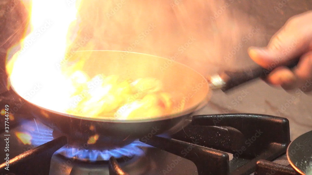 cooking flambe