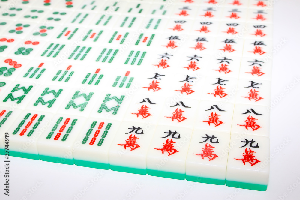 Obraz premium mahjong tiles