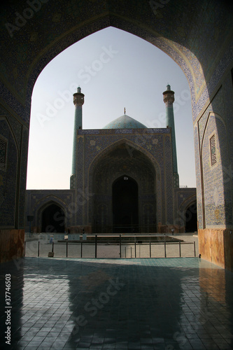 Beautiful Jame Abbasi mosque,  Isfahan, Iran