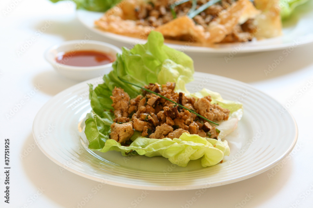 Lettuce Wraps Stock Photo | Adobe Stock