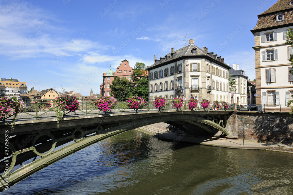 Pont St-Thomas in La Petite France district, Strasbourg