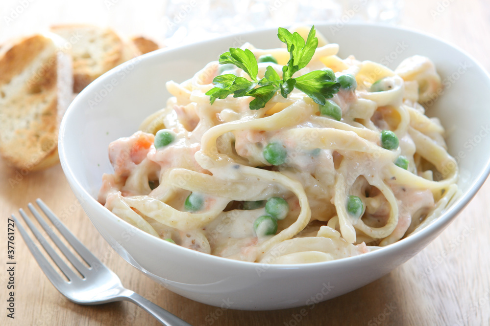 Smoked Salmon Fettuccine Smoked Salmon Fettuccine