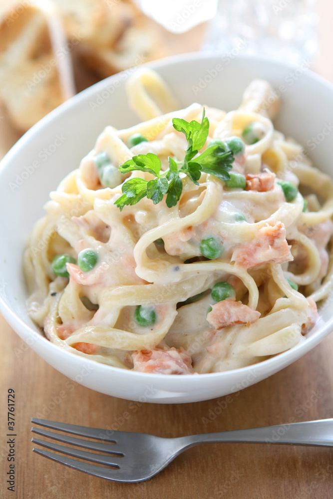 Smoked Salmon Fettuccine Smoked Salmon Fettuccine