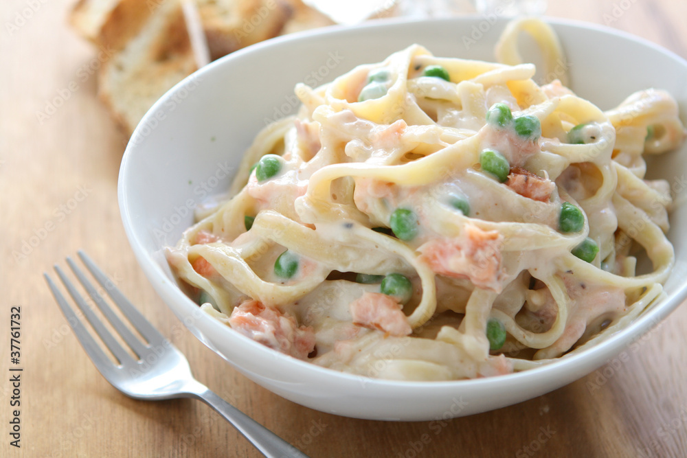 Smoked Salmon Fettucine Smoked Salmon Fettucine