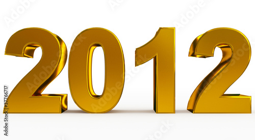 Obraz na płótnie year 2012