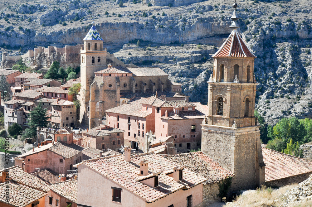 Albarracin, pueblo medieval en Teruel (España)
