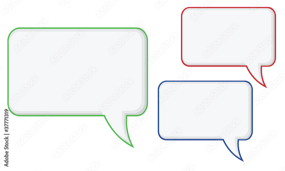 Speech bubbles Speech bubbles