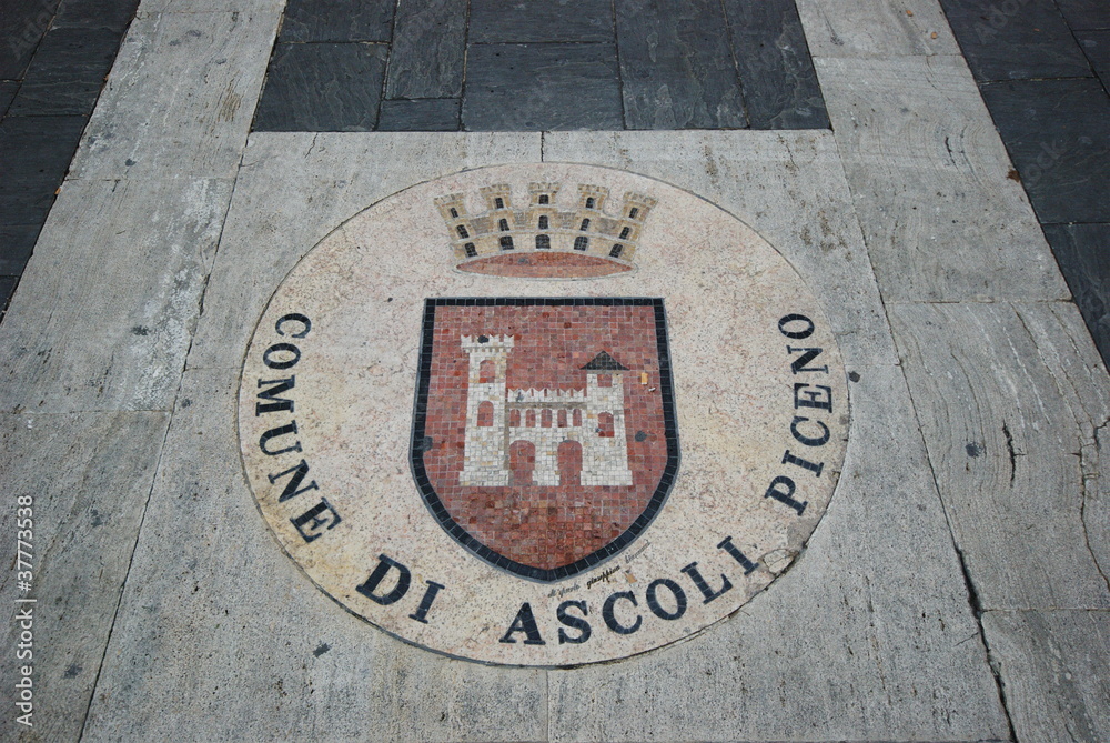 symbol of the municipality of Ascoli Piceno, Italy