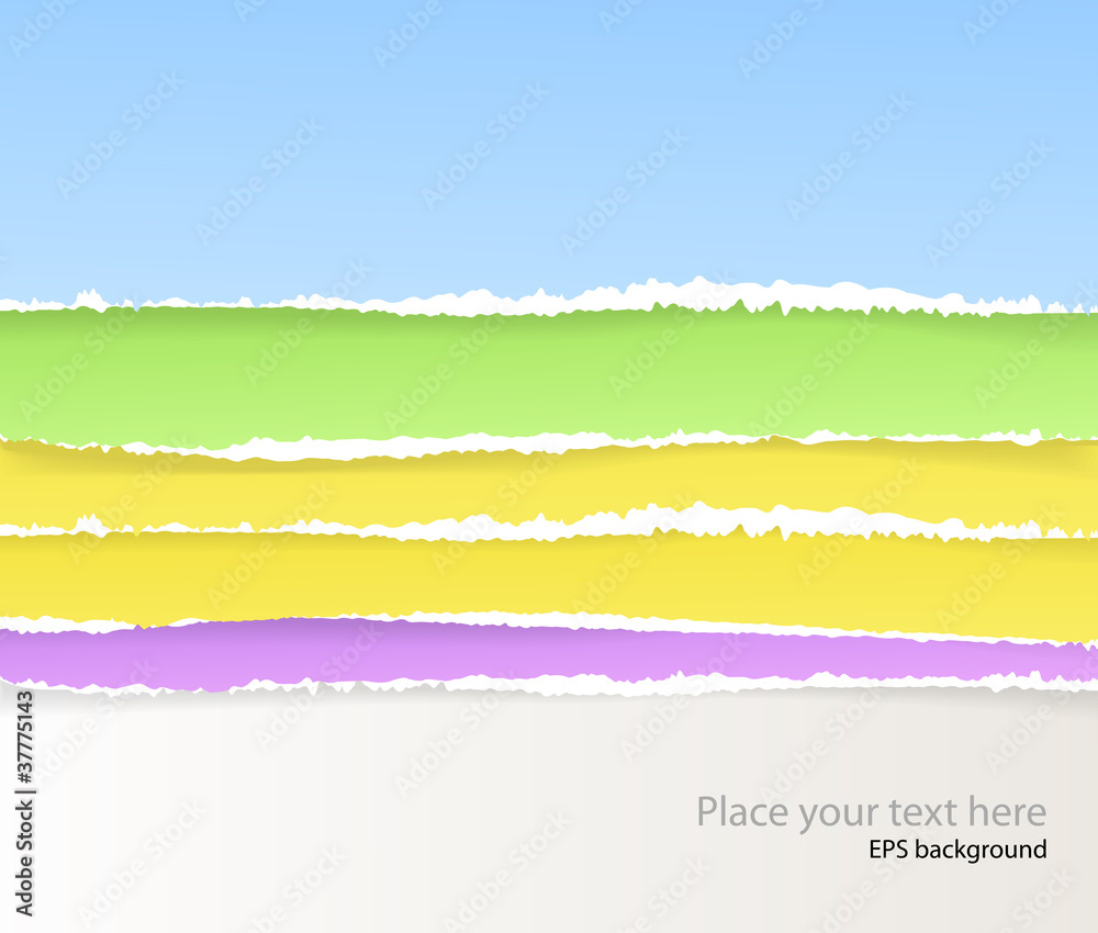 Backgrounds of divided color paper