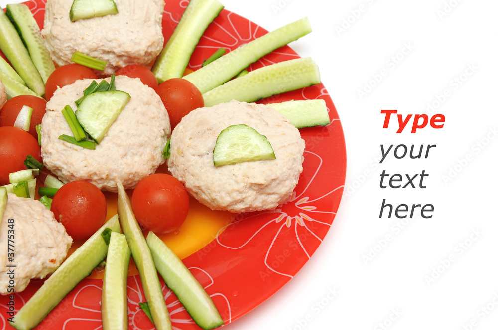 Steam turkey cutlets Steam turkey cutlets