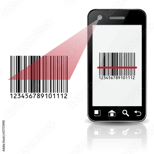 SMARTPHONE BARCODE SCANNER photo