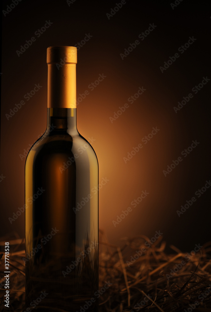 white wine bottle