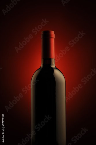 red wine bottle
