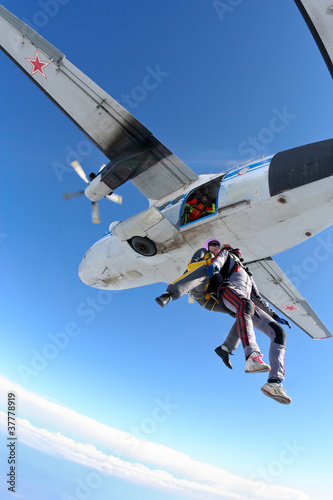 Fototapeta Naklejka Na Ścianę i Meble -  Skydiving photo