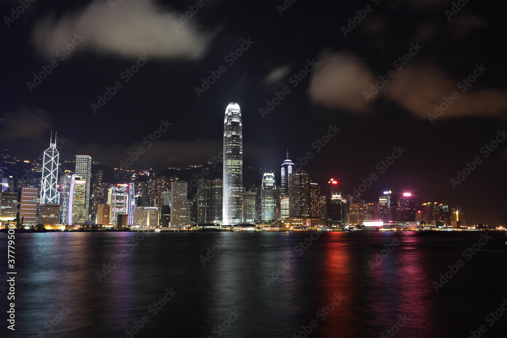Obraz premium Hong Kong night