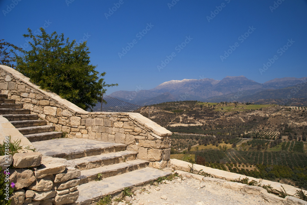 Archaelogical Site at Phaistos Palace Crete Greece