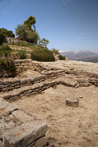 Archaelogical Site at Phaistos Palace Crete Greece