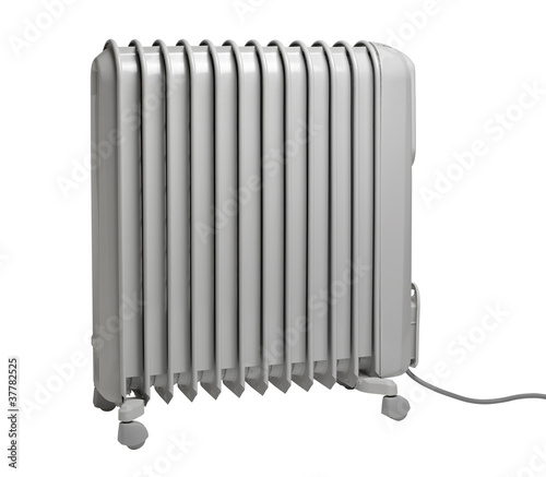 Wallpaper Mural Oil radiator isolated on the white background (CLIPPING PATH) Torontodigital.ca