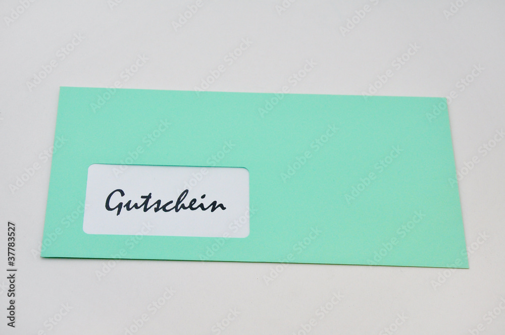 Gutschein im Briefumschlag Gutschein im Briefumschlag