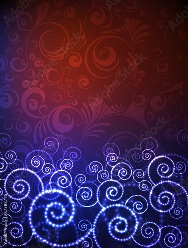shiny ornamented vector background. Eps10 vector