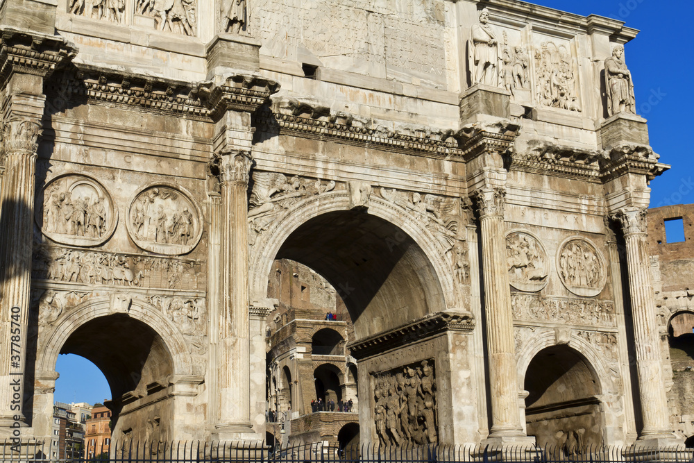 Arco di Costantino, Colosseo, Roma