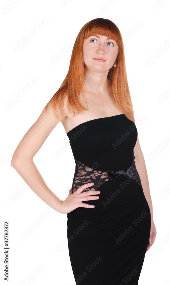 Portrait of caucasian young girl