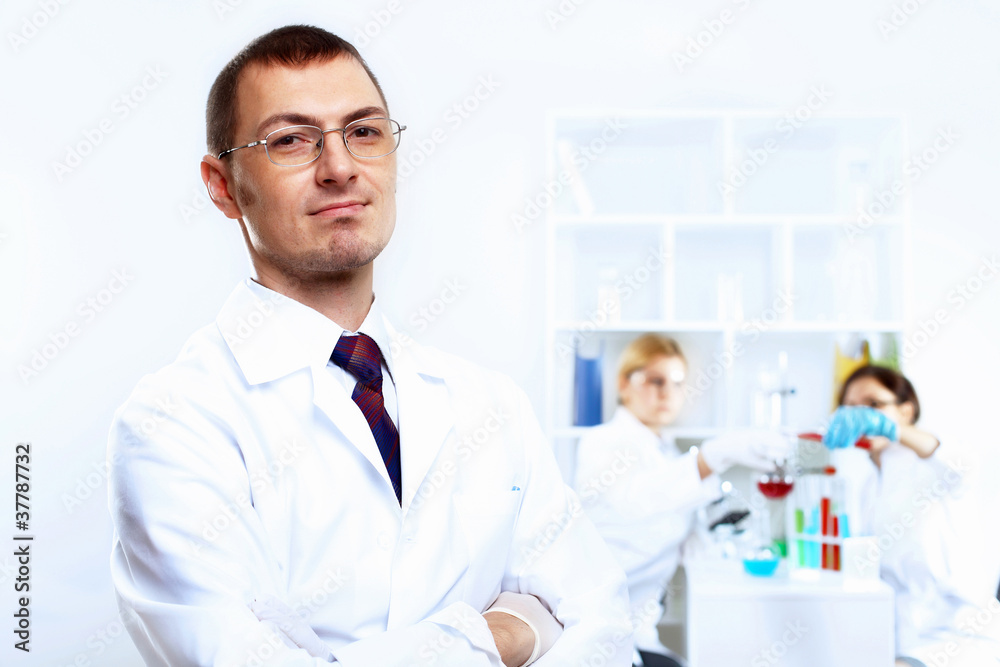 Scientists in laboratory Scientists in laboratory