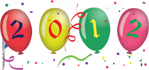 2012 year Balloons