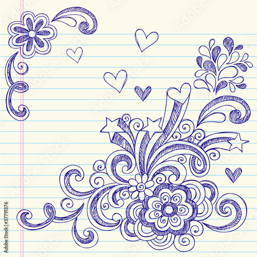 Sketchy Back to School Doodles Vector