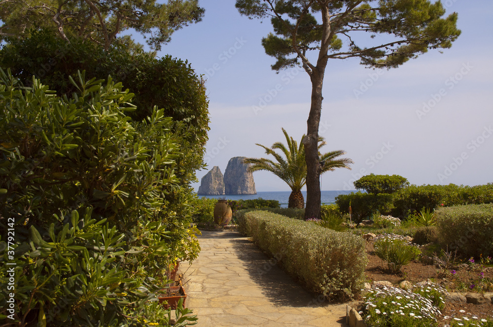 Faraglione Rocks on the Island of Capri Italy