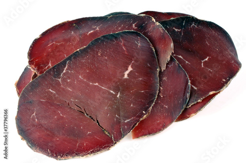 Tranches de bresaola photo