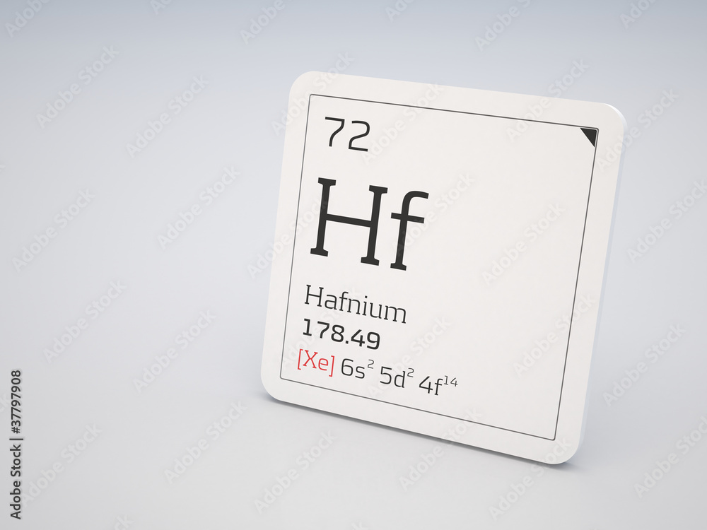 Hafnium - element of the periodic table Hafnium - element of the periodic table