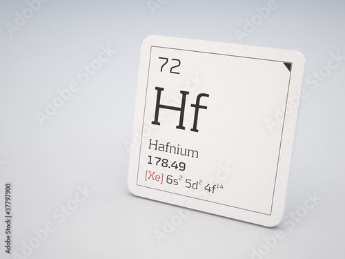 Hafnium - element of the periodic table