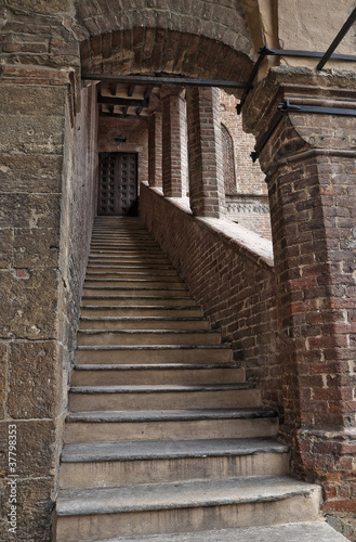 Podest   s Palace. Castell Arquato. Emilia-Romagna. Italy.