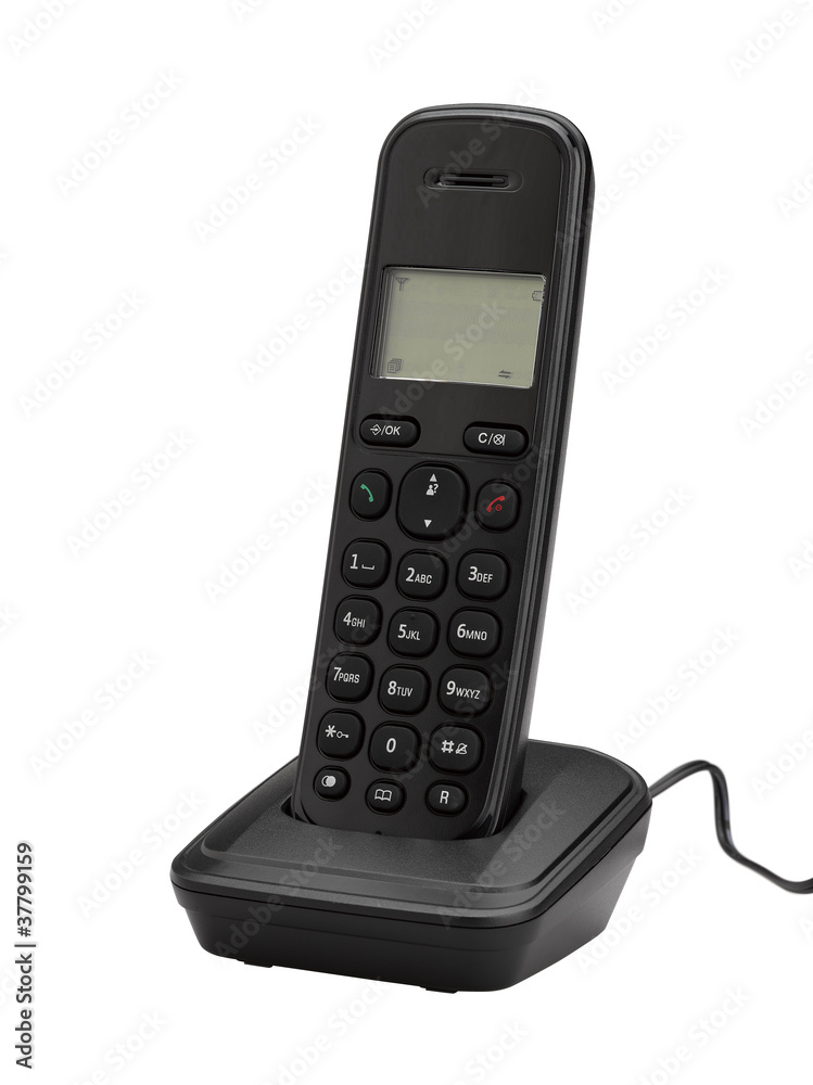 Modern wireless phone (clipping path) Modern wireless phone (clipping path)