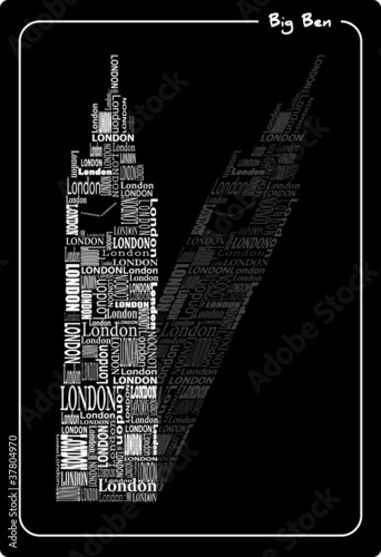 abstract big ben