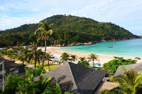 tropical resort in Thailand - travel and tourism image. © Gina Smith